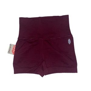 Free People Good Karma Running Shorts With a holds-you-in high rise